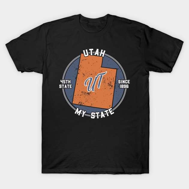 Utah My State Patriot State Tourist Gift T-Shirt by atomguy